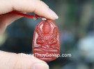 Phật bản mệnh đá mã não đỏ – Sửu, Dần ( Hư Không Tạng Bồ Tát ) S6337-2