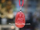 Phật bản mệnh đá mã não đỏ – Thìn, Tỵ ( Phổ Hiền Bồ Tát ) S6337-4