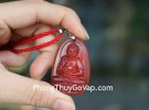 Phật bản mệnh đá mã não đỏ – Tuất, Hợi ( Phật Adida ) S6337-8