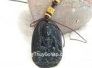 Phật bản mệnh đá hắc ngà – Mão ( Văn Thù Bồ Tát ) S6844-3